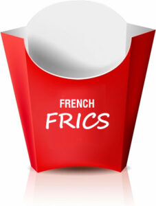 French fries box in Dubai