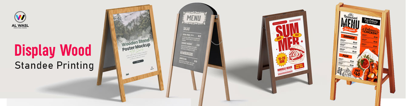 Display Wood Standee in Dubai