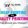 Cheap Printing vs Quality Printing